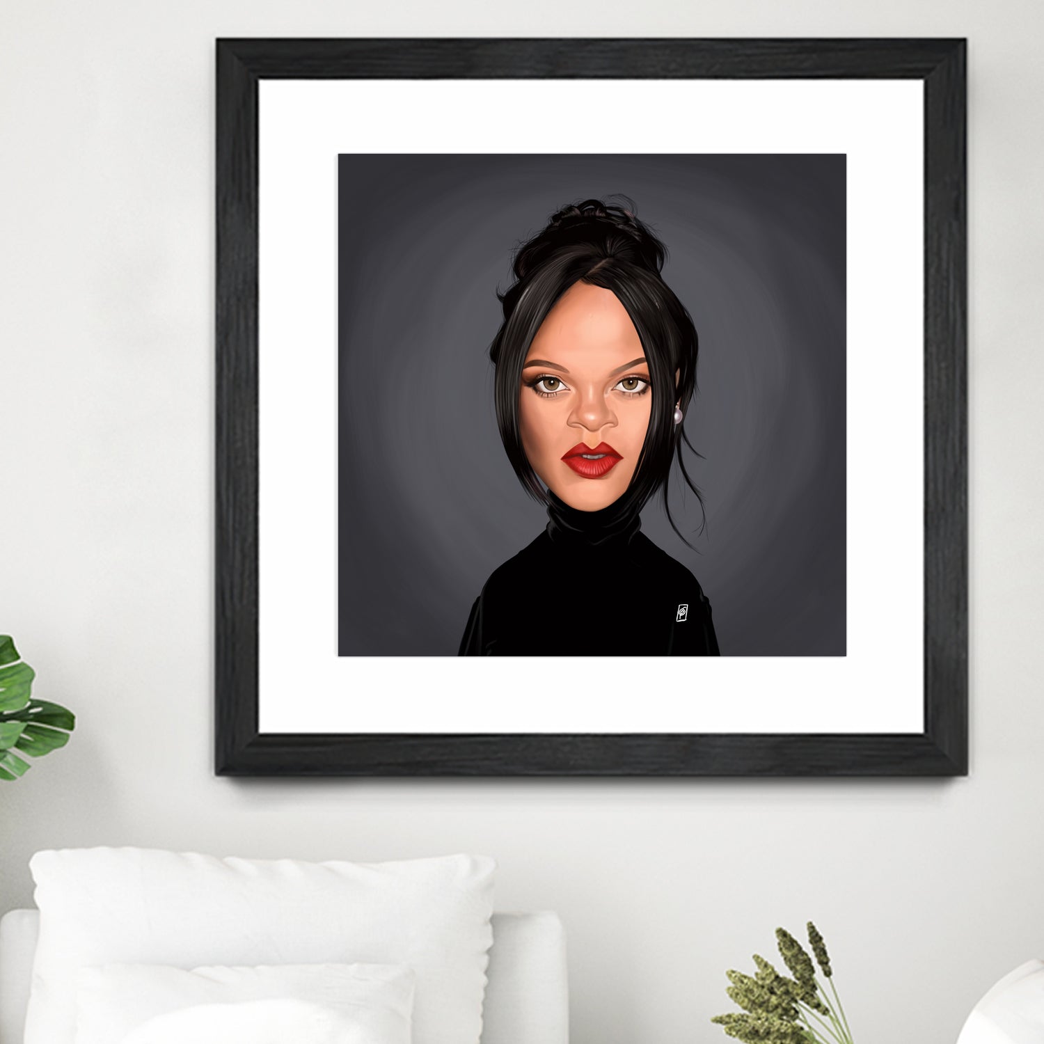 Rihanna by Rob Snow on GIANT ART - black digital painting