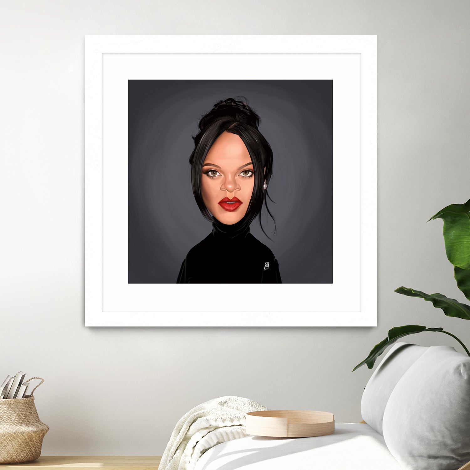 Rihanna by Rob Snow on GIANT ART - black digital painting