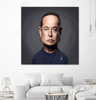 Elon Musk by Rob Snow on GIANT ART - gray digital painting