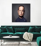 Elon Musk by Rob Snow on GIANT ART - gray digital painting