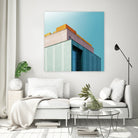 Architecture Minimal #9 by Dmitry Belousov on GIANT ART - green photo illustration