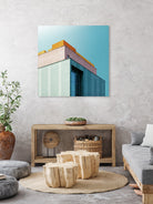 Architecture Minimal #9 by Dmitry Belousov on GIANT ART - green photo illustration