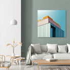 Architecture Minimal #9 by Dmitry Belousov on GIANT ART - green photo illustration