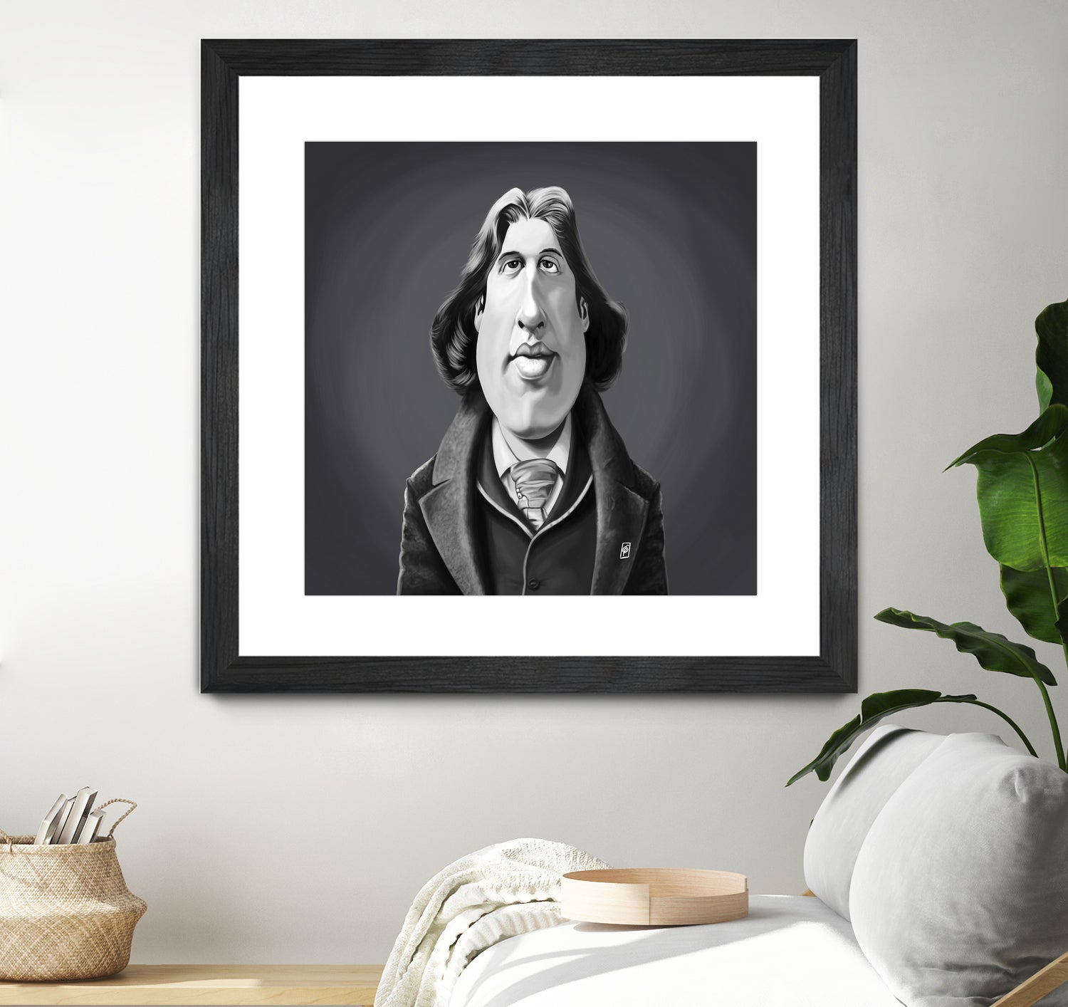 Oscar Wilde by Rob Snow on GIANT ART - gray digital painting