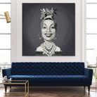 Carmen Miranda by Rob Snow on GIANT ART - gray digital painting