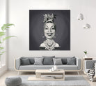 Carmen Miranda by Rob Snow on GIANT ART - gray digital painting