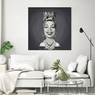 Carmen Miranda by Rob Snow on GIANT ART - gray digital painting