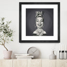 Carmen Miranda by Rob Snow on GIANT ART - gray digital painting