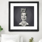 Carmen Miranda by Rob Snow on GIANT ART - gray digital painting