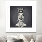 Carmen Miranda by Rob Snow on GIANT ART - gray digital painting