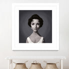 Elizabeth Taylor by Rob Snow on GIANT ART - gray digital painting