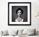 Elizabeth Taylor by Rob Snow on GIANT ART - gray digital painting