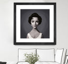 Elizabeth Taylor by Rob Snow on GIANT ART - gray digital painting