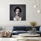 Elizabeth Taylor by Rob Snow on GIANT ART - gray digital painting