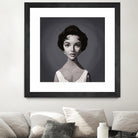 Elizabeth Taylor by Rob Snow on GIANT ART - gray digital painting