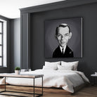 Frank Sinatra by Rob Snow on GIANT ART - gray digital painting