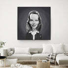 Katharine Hepburn by Rob Snow on GIANT ART - gray digital painting