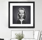 Katharine Hepburn by Rob Snow on GIANT ART - gray digital painting