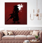 Samurai by Ilya Danilov on GIANT ART - red digital painting