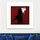 Samurai by Ilya Danilov on GIANT ART - red digital painting