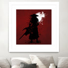 Samurai by Ilya Danilov on GIANT ART - red digital painting