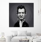 Johnny Cash by Rob Snow on GIANT ART - gray digital painting