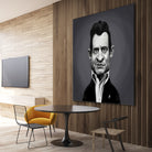 Johnny Cash by Rob Snow on GIANT ART - gray digital painting