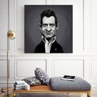 Johnny Cash by Rob Snow on GIANT ART - gray digital painting