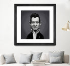 Johnny Cash by Rob Snow on GIANT ART - gray digital painting