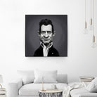 Johnny Cash by Rob Snow on GIANT ART - gray digital painting