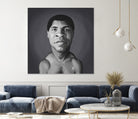 Muhammad Ali by Rob Snow on GIANT ART - gray digital painting