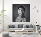 Muhammad Ali by Rob Snow on GIANT ART - gray digital painting