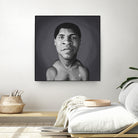 Muhammad Ali by Rob Snow on GIANT ART - gray digital painting