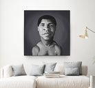 Muhammad Ali by Rob Snow on GIANT ART - gray digital painting