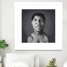 Muhammad Ali by Rob Snow on GIANT ART - gray digital painting