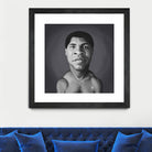 Muhammad Ali by Rob Snow on GIANT ART - gray digital painting