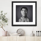 Muhammad Ali by Rob Snow on GIANT ART - gray digital painting