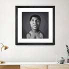 Muhammad Ali by Rob Snow on GIANT ART - gray digital painting