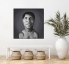 Muhammad Ali by Rob Snow on GIANT ART - gray digital painting