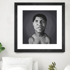 Muhammad Ali by Rob Snow on GIANT ART - gray digital painting