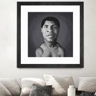 Muhammad Ali by Rob Snow on GIANT ART - gray digital painting