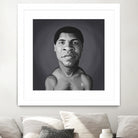 Muhammad Ali by Rob Snow on GIANT ART - gray digital painting