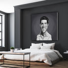 Elvis Presley by Rob Snow on GIANT ART - gray digital painting