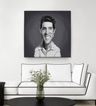 Elvis Presley by Rob Snow on GIANT ART - gray digital painting