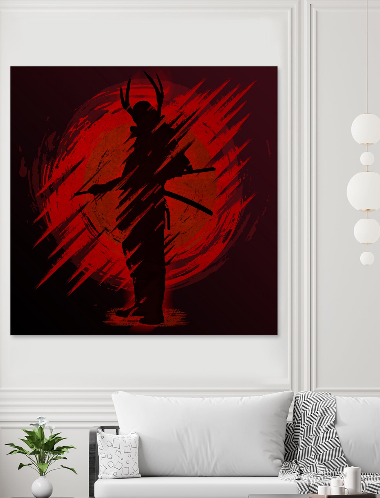 Red Moon by Ilya Danilov on GIANT ART - red digital painting