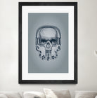 SKULL-LINE MUSIC by IllustRed Créative Studio on GIANT ART - black digital drawing