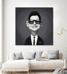 Roy Orbison by Rob Snow on GIANT ART - gray digital painting