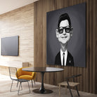 Roy Orbison by Rob Snow on GIANT ART - gray digital painting