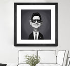 Roy Orbison by Rob Snow on GIANT ART - gray digital painting