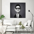 Roy Orbison by Rob Snow on GIANT ART - gray digital painting